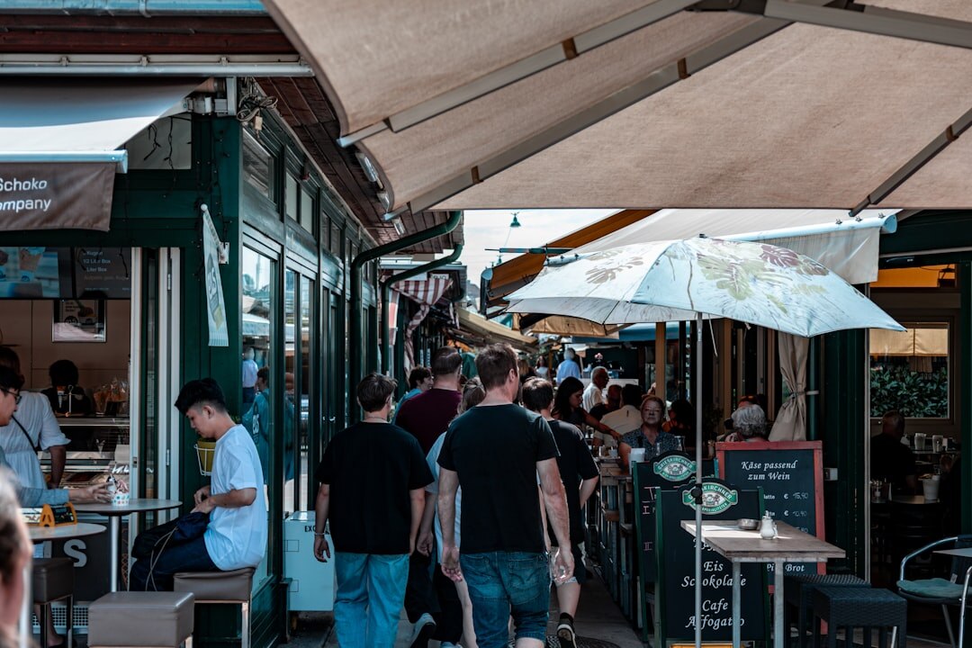 street market scene